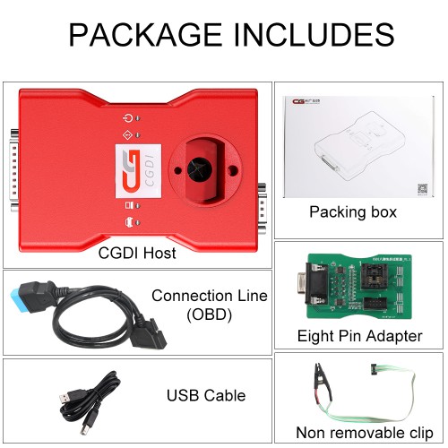 [MKON557] Programmateur de clés Benz CGDI MB (version complète) avec adaptateur CGDI 205